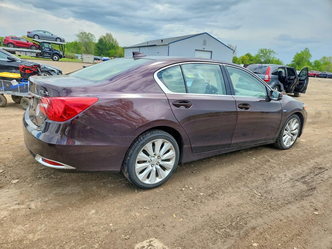 2014 Acura RLX VIN JH4KC2F51EC000205 photo 3