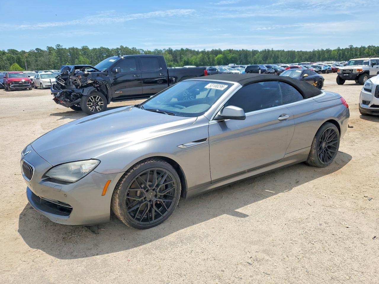2013 BMW 6 series VIN WBALW7C54DDX58558 photo 1