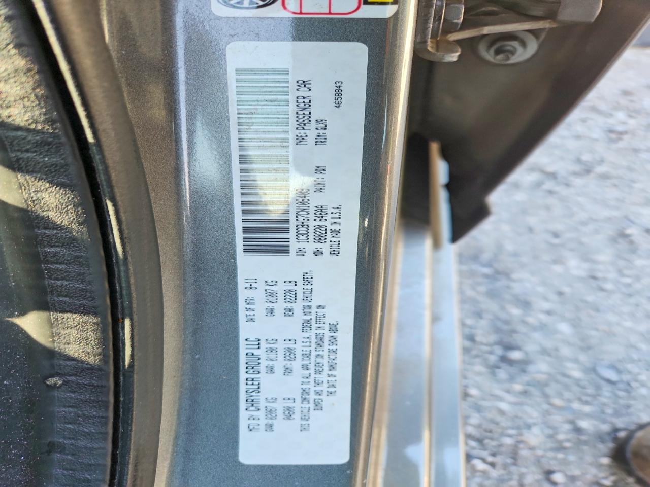 2012 Chrysler 200 VIN 1C3CCBHG7CN106409 photo 12