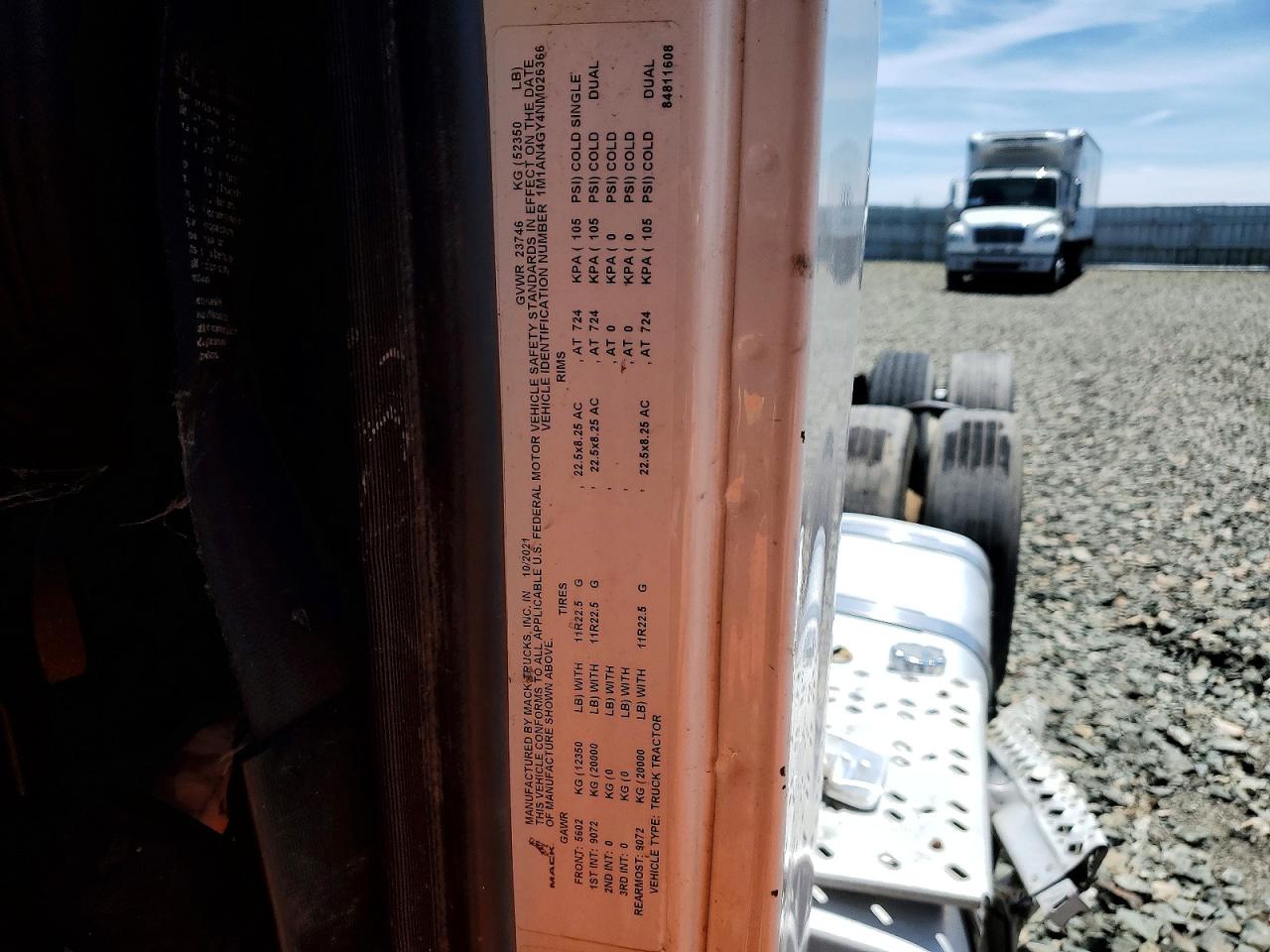 2022 MACK All models VIN 1M1AN4GY4NM026366 photo 10