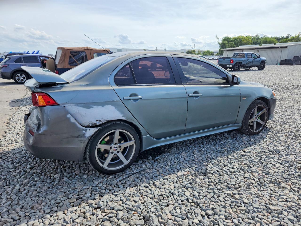 2008 Mitsubishi Lancer VIN JA3AU86U68U023366 photo 3
