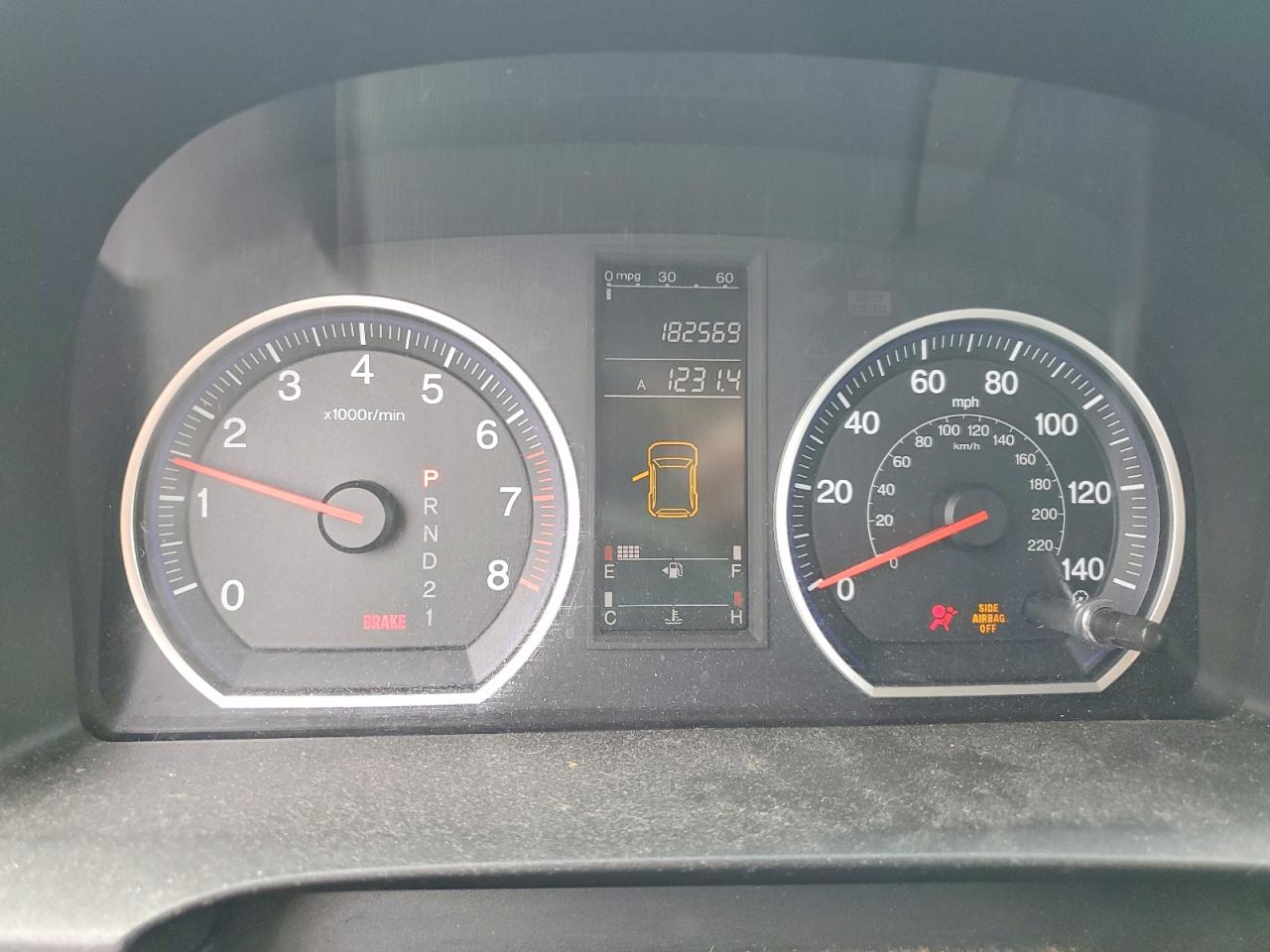 2008 Honda Crv VIN 5J6RE38348L000063 photo 9