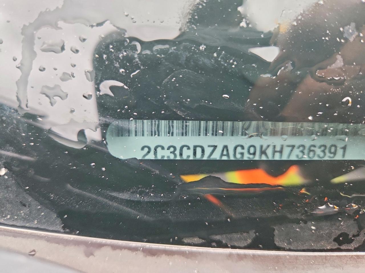 2019 Dodge Challenger VIN 2C3CDZAG9KH736391 photo 12