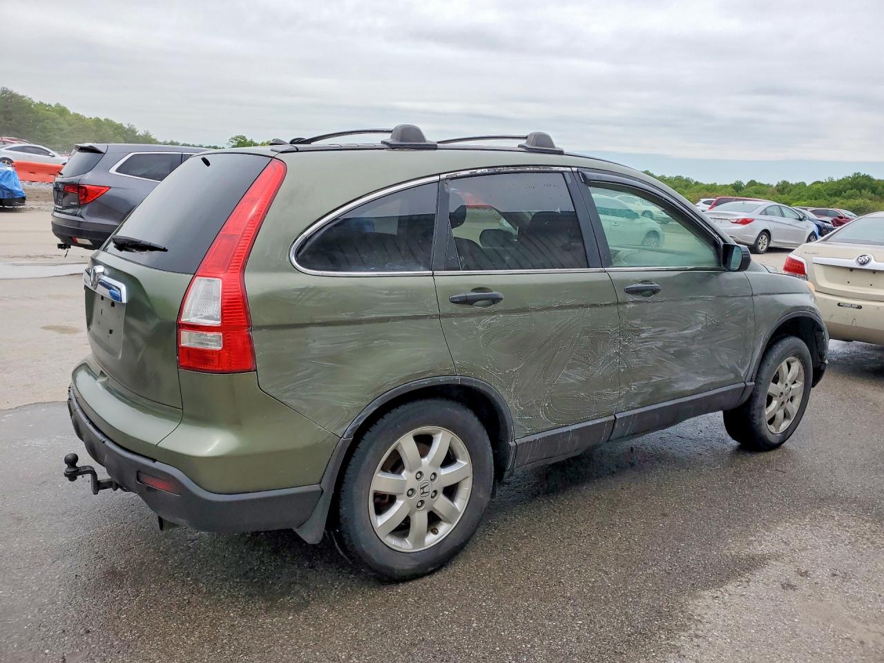 2007 Honda Crv VIN JHLRE48537C100945 photo 3