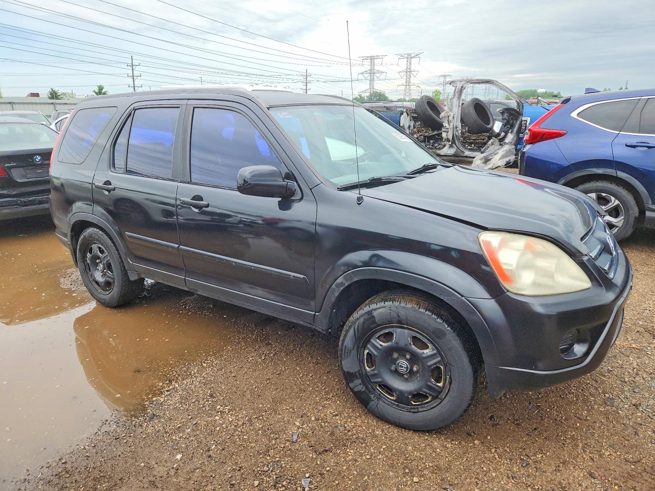 2006 Honda Crv VIN SHSRD68576U406472 photo 4