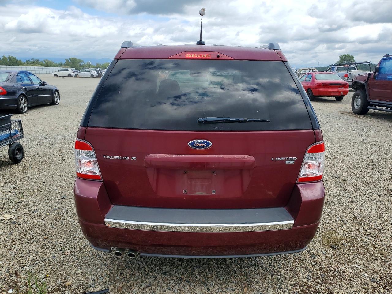 2008 Ford Taurus VIN 1FMDK06W18GA13328 photo 6