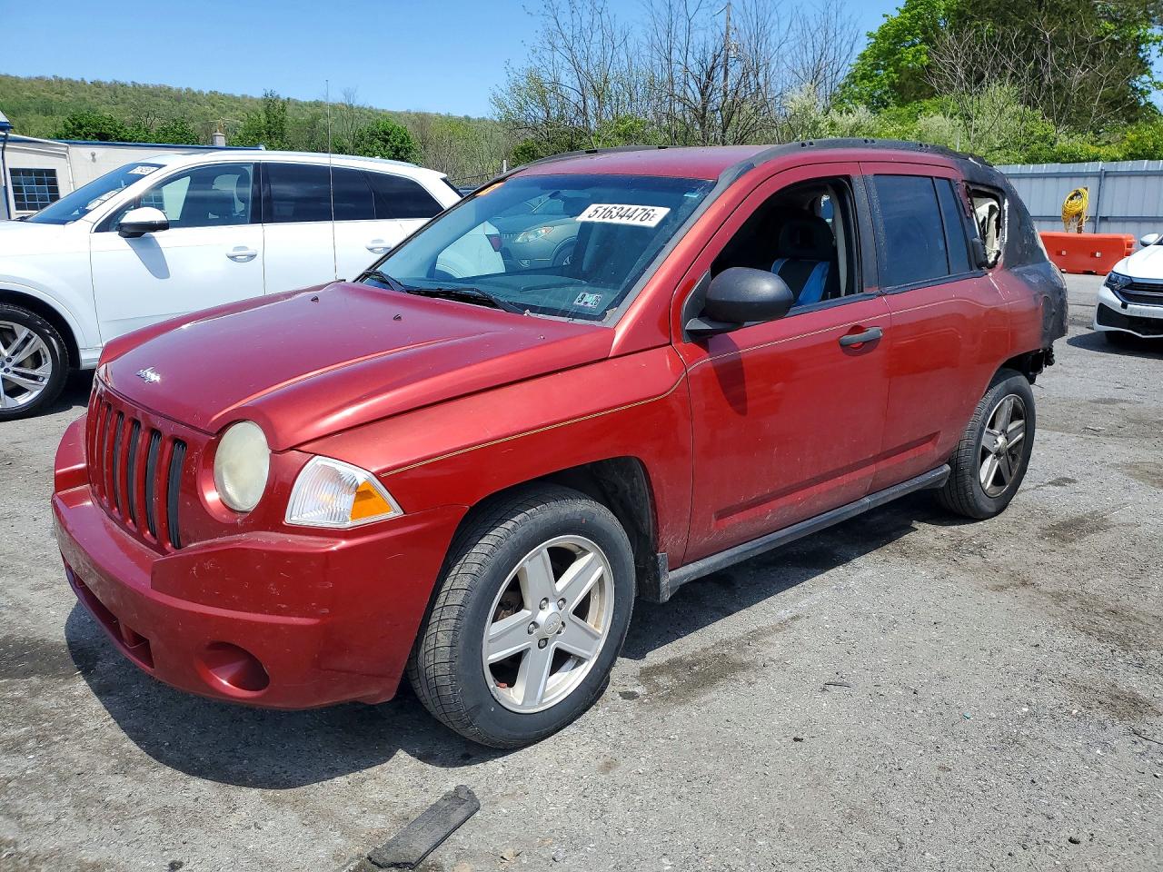 2007 Jeep Compass VIN 1J8FF47W17D140922 photo 1