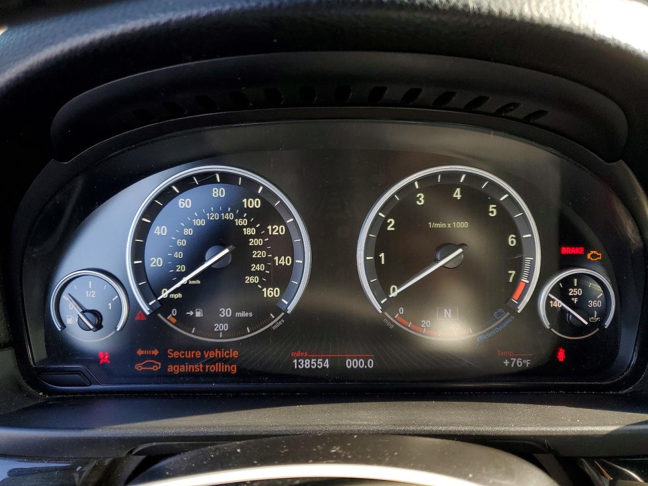 2013 BMW 5 series VIN WBAFR9C57DDX79792 photo 9