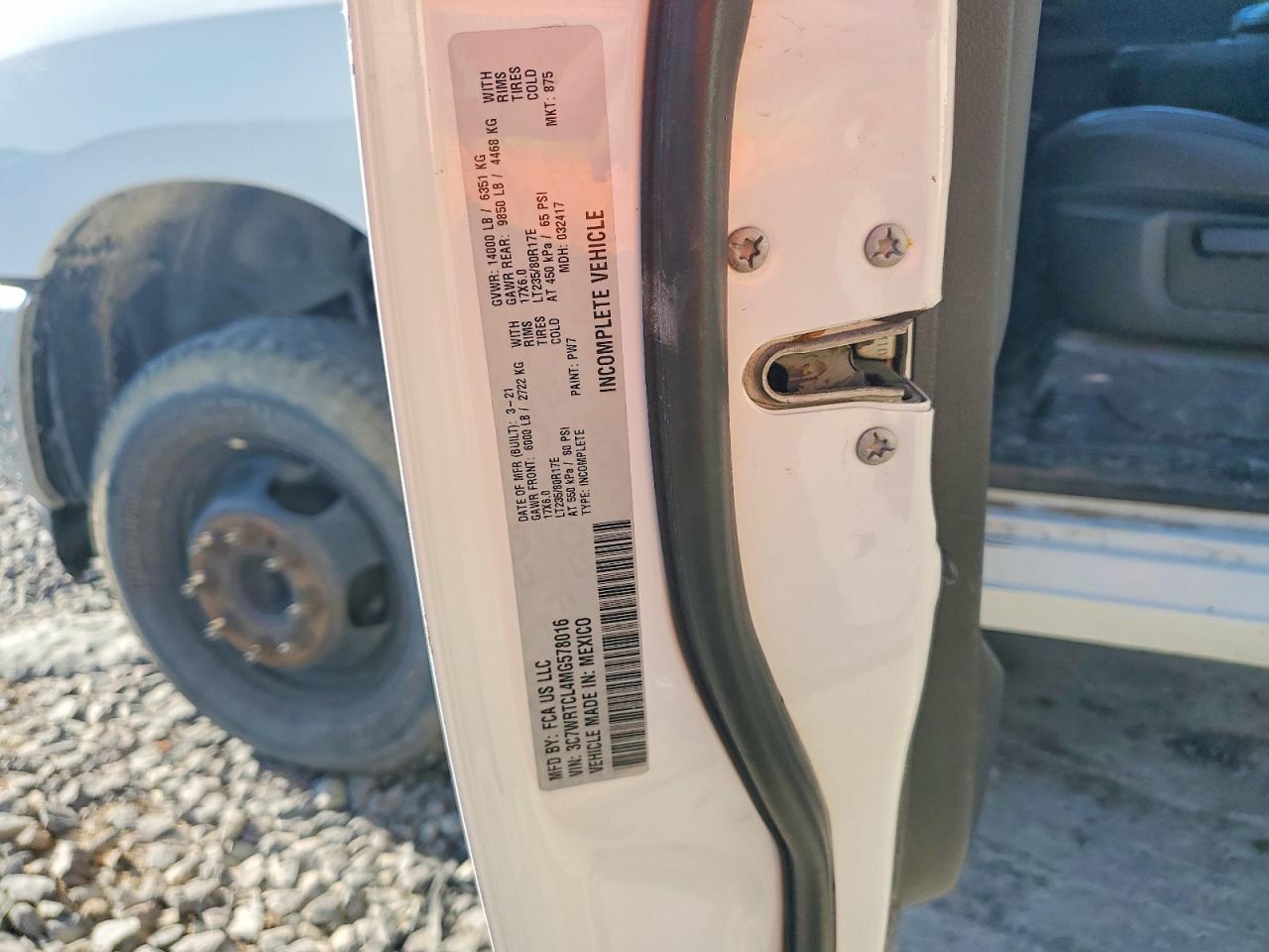 2021 Ram 3500 VIN 3C7WRTCL4MG578016 photo 12