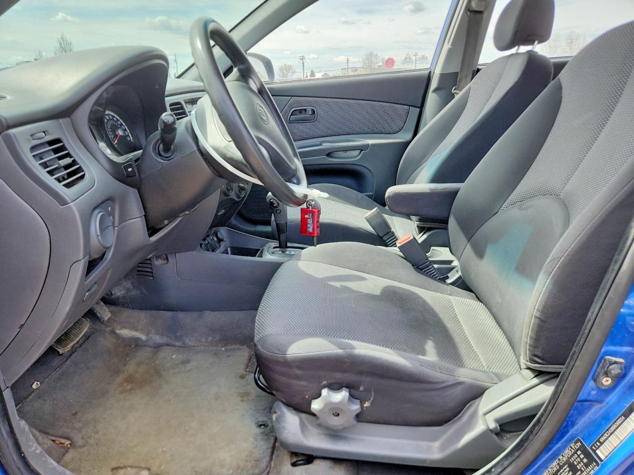2009 KIA Rio VIN KNADE243896568314 photo 7