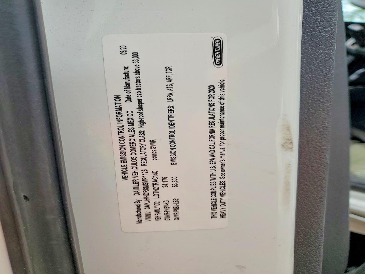 2021 FREIGHTLINER All other VIN 3AKJHHDR8MSMP1125 photo 10