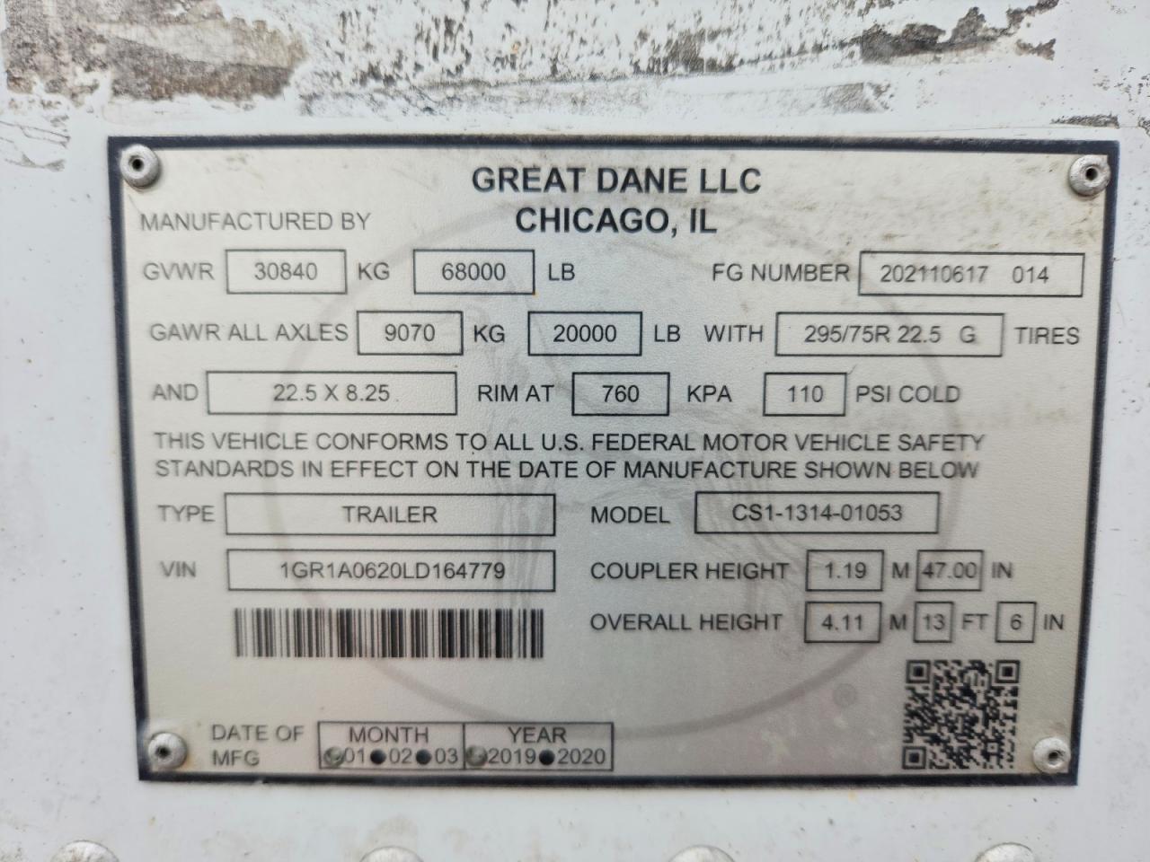 2020 GREAT All models VIN 1GR1A0620LD164779 photo 10