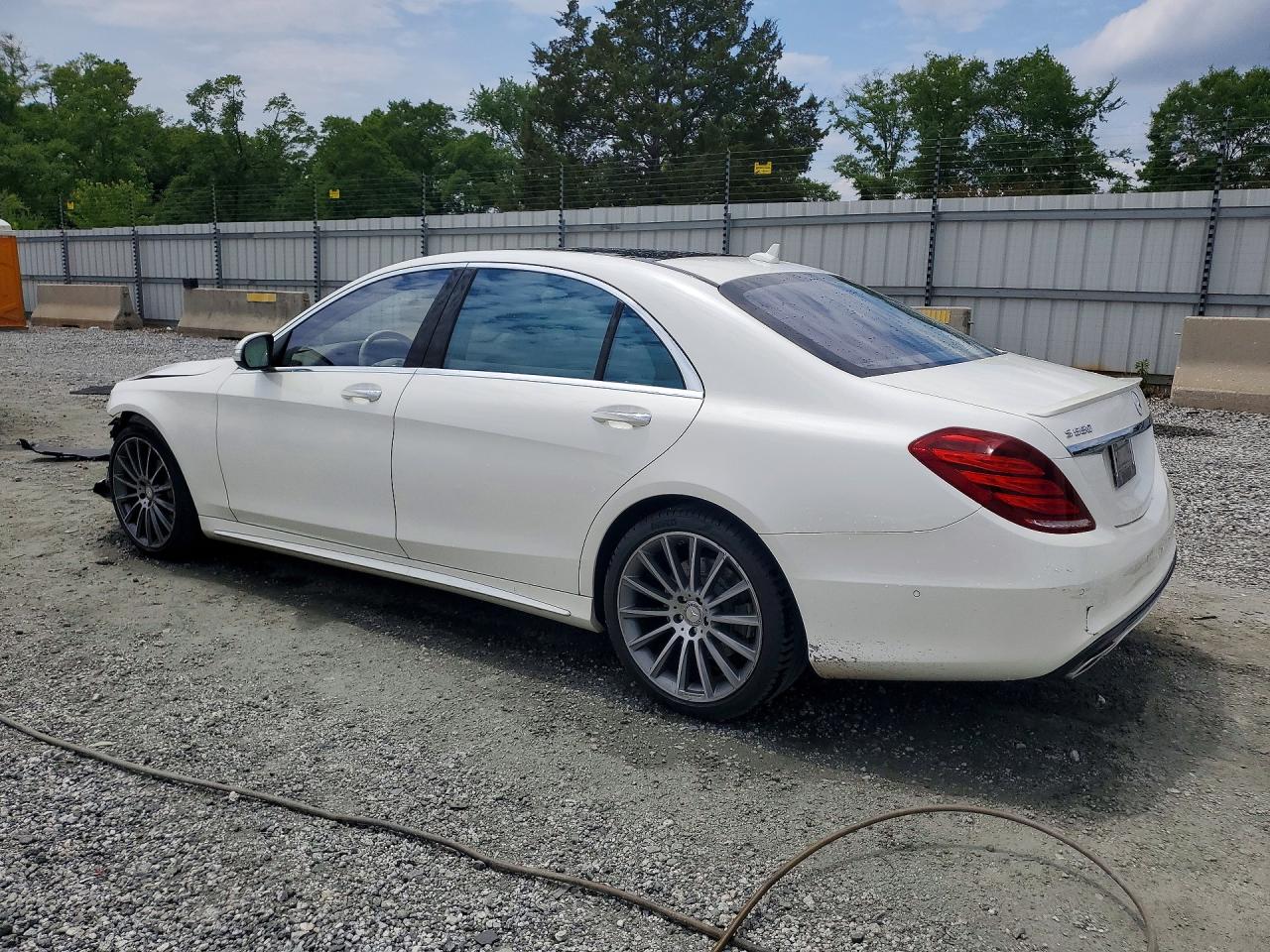 2015 Mercedes-Benz S class VIN WDDUG8FB4FA084160 photo 2
