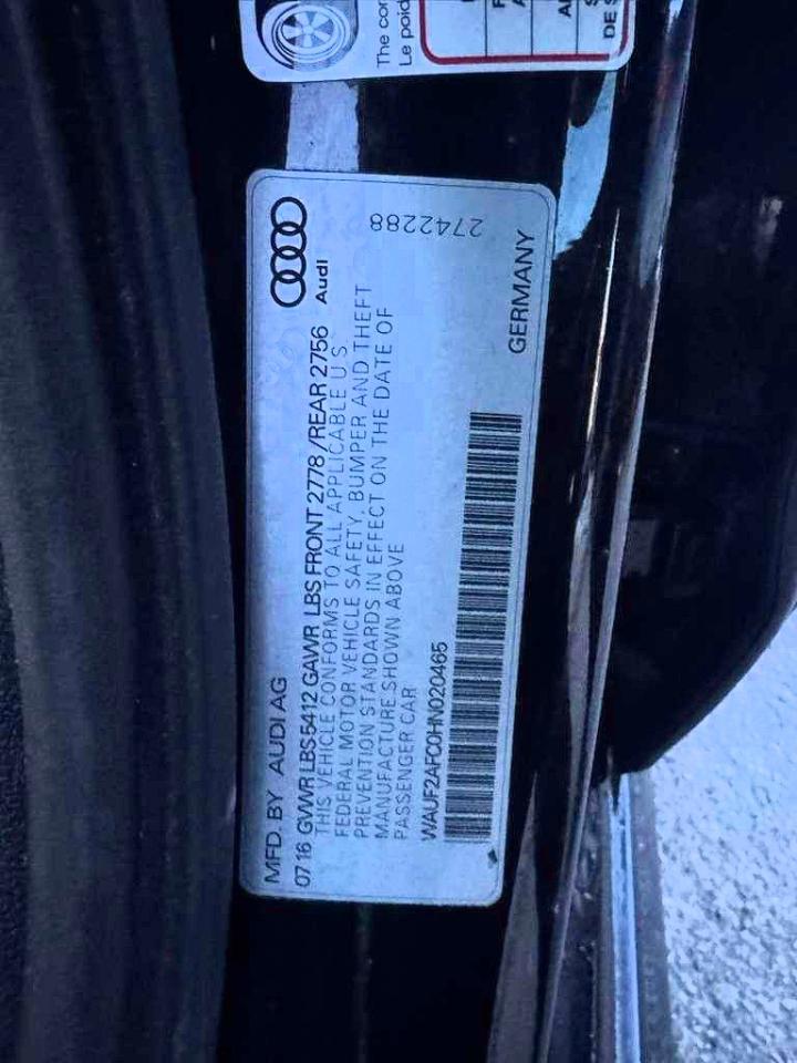 2017 AUDI A6 VIN WAUF2AFC0HN020465 photo 10