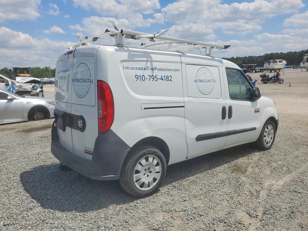 2015 Ram Promaster VIN ZFBERFAT6F6A05982 photo 3
