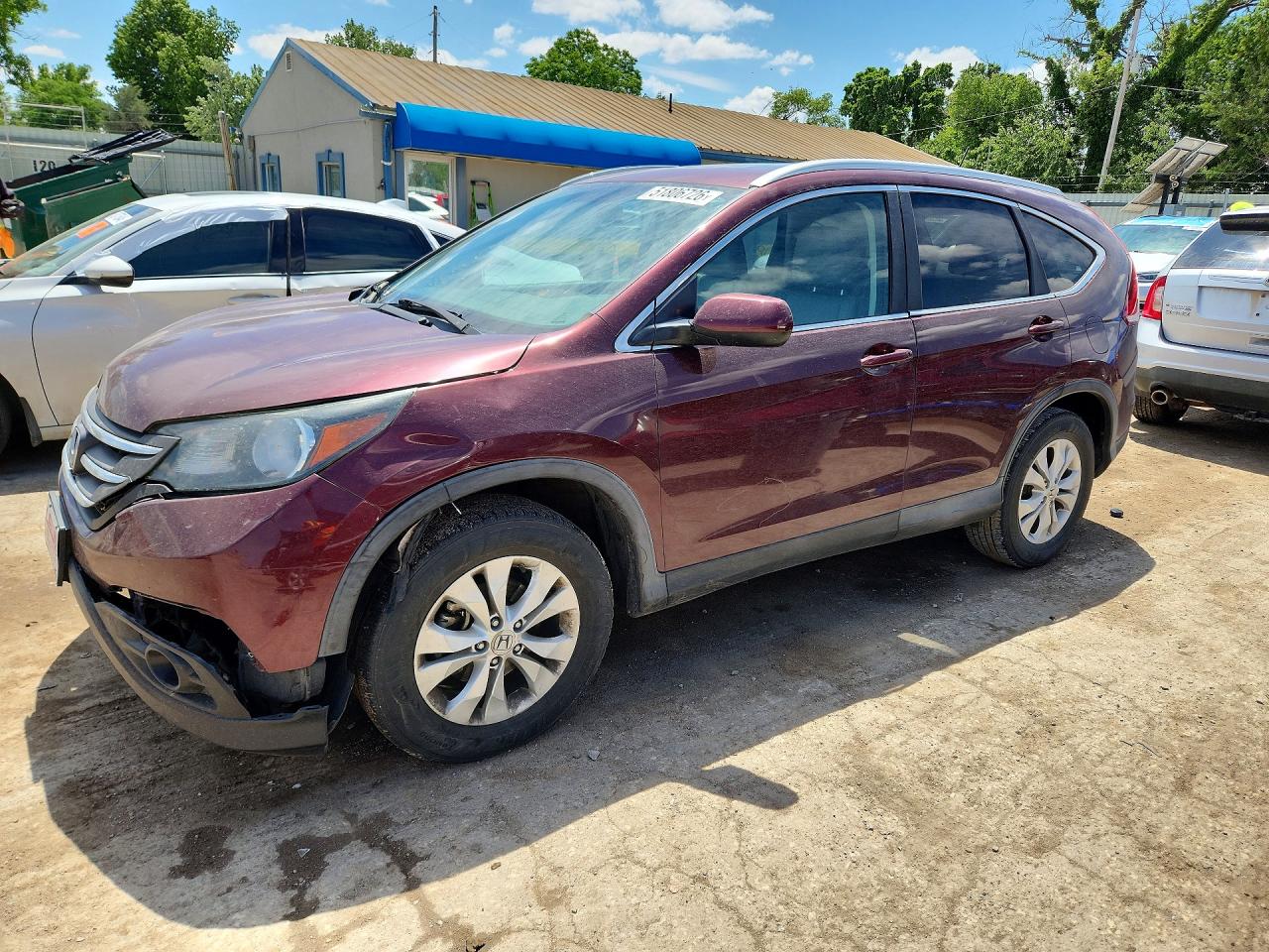 2013 Honda Crv ex-l VIN 5J6RM4H77DL083087 photo 1