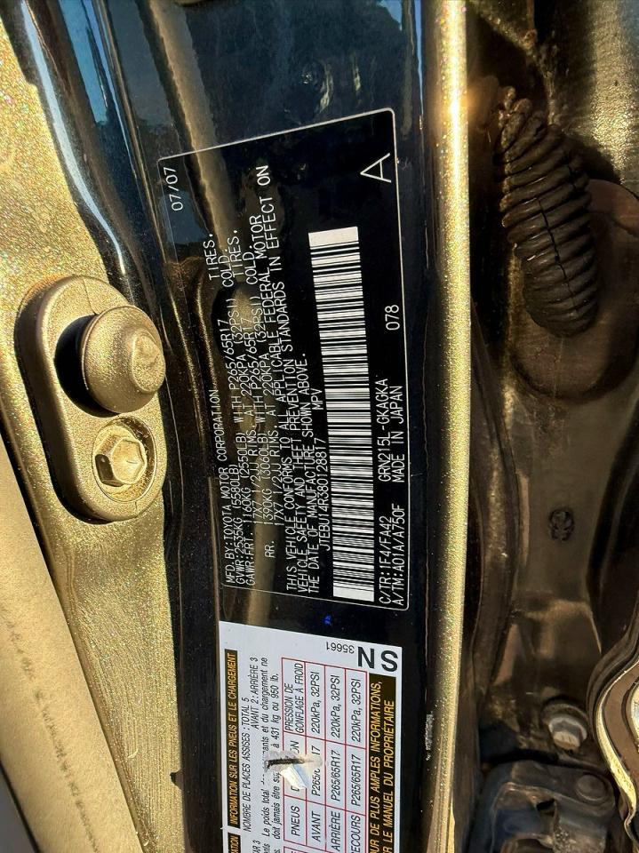 2008 Toyota 4runner VIN JTEBU14R380128817 photo 10
