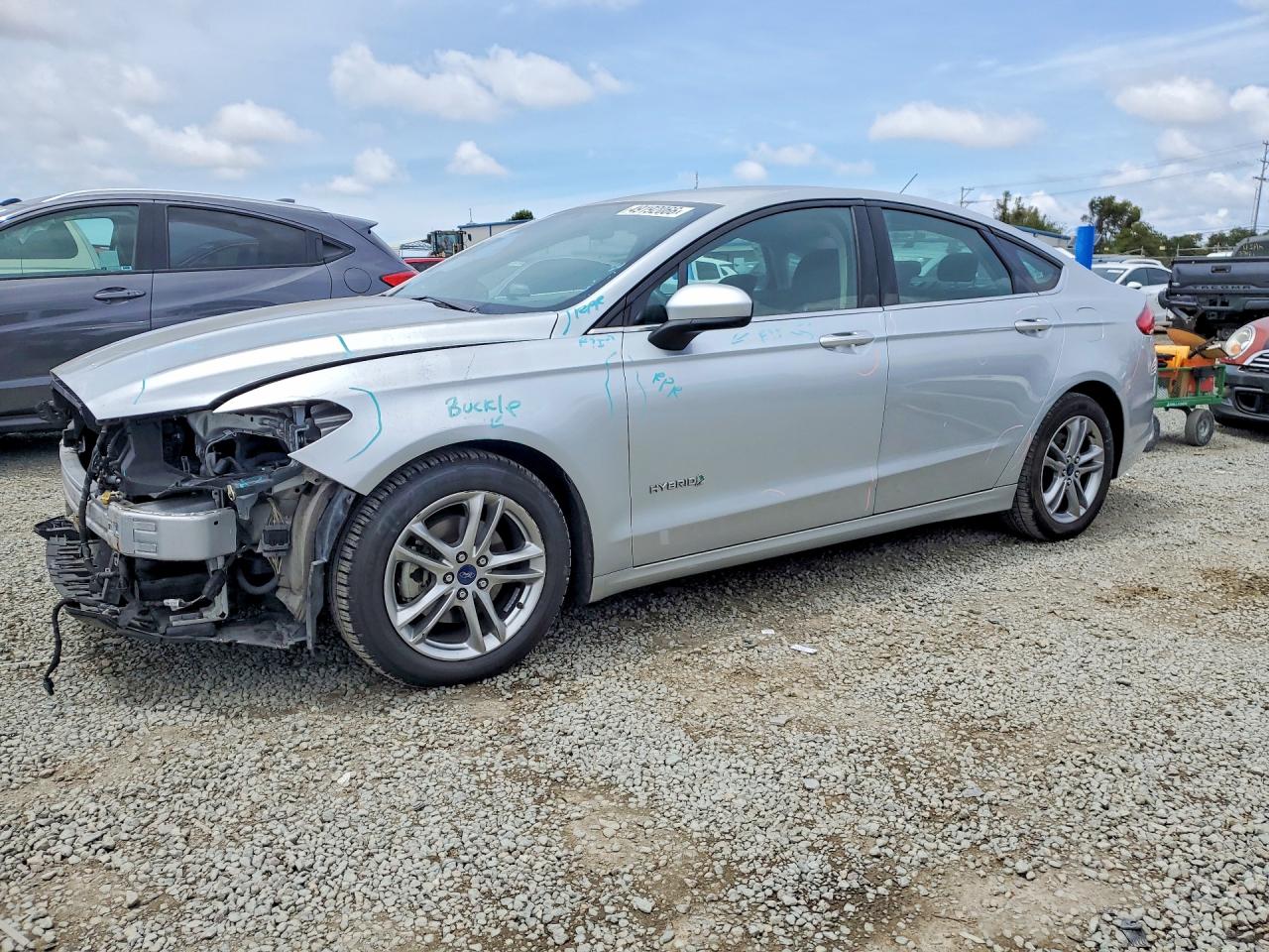 2017 Ford Fusion VIN 3FA6P0LU9HR288056 photo 1