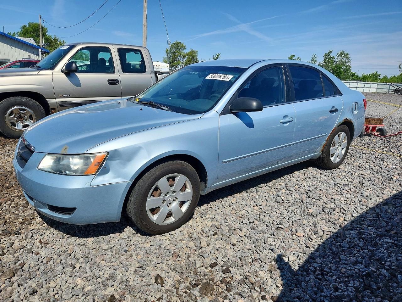 2008 Hyundai Sonata VIN 5NPET46C38H386739 photo 1