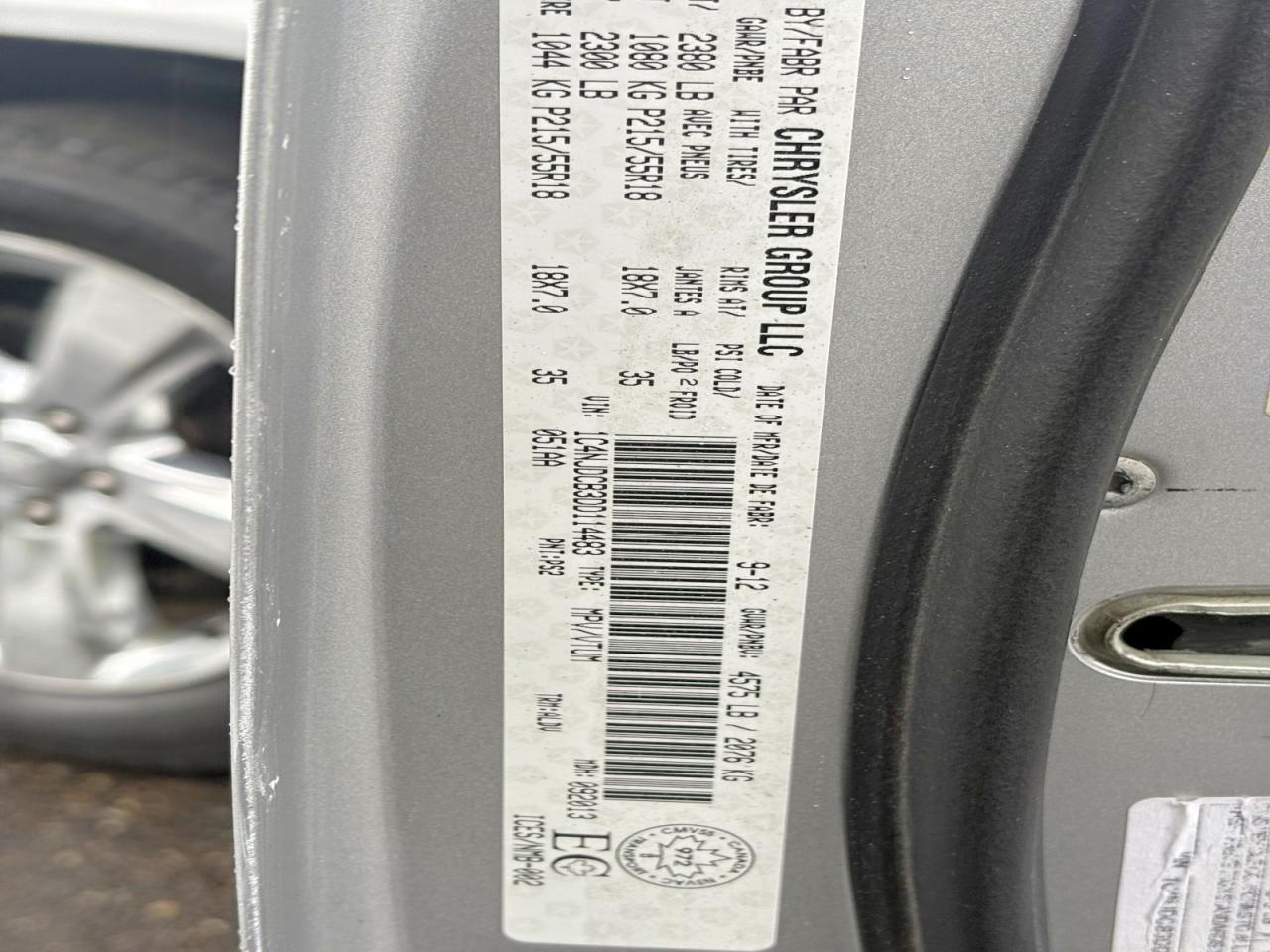 2013 Jeep Compass VIN 1C4NJDCB3DD114483 photo 10