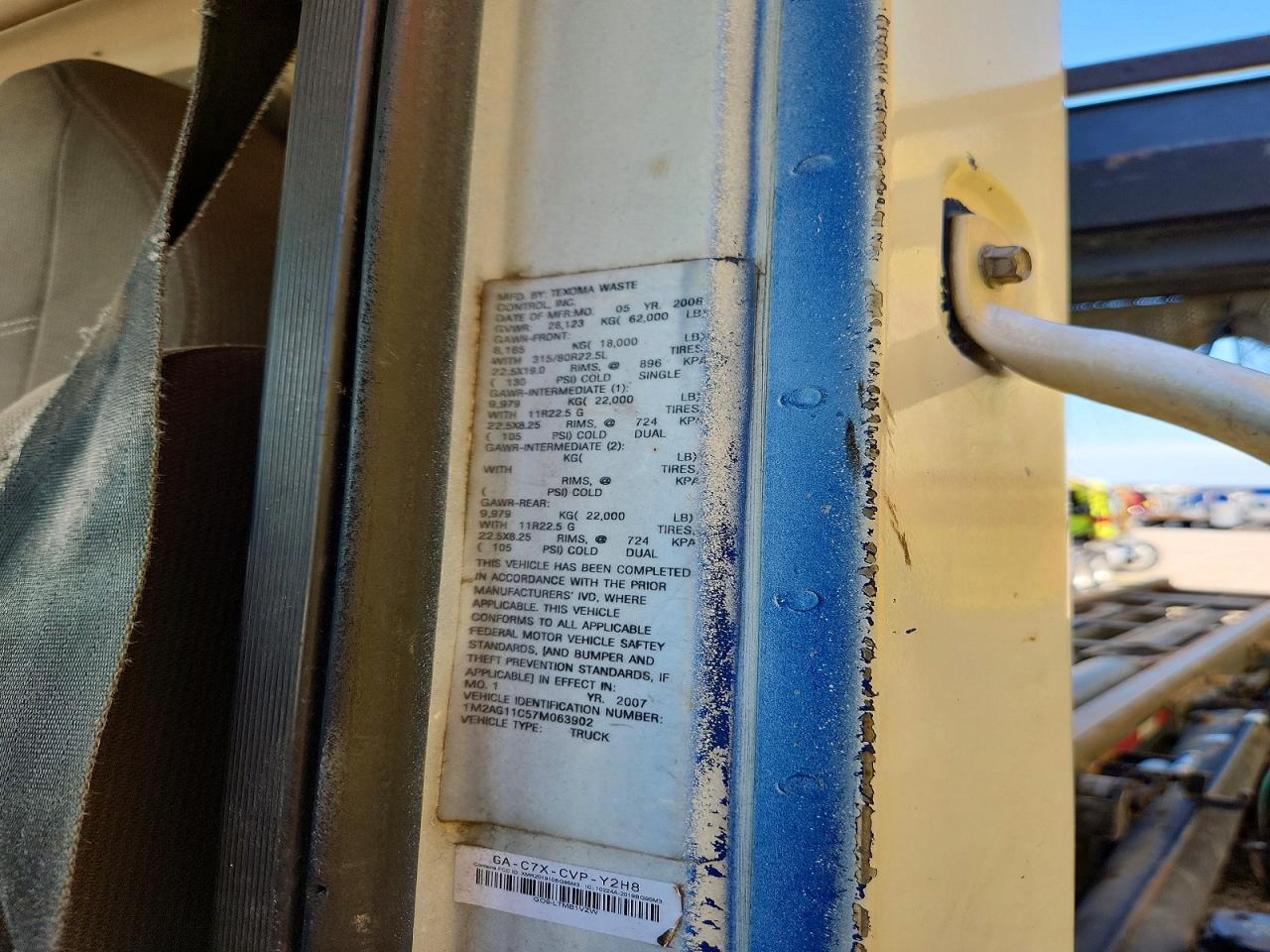 2007 MACK All other VIN 1M2AG11C57M063902 photo 10