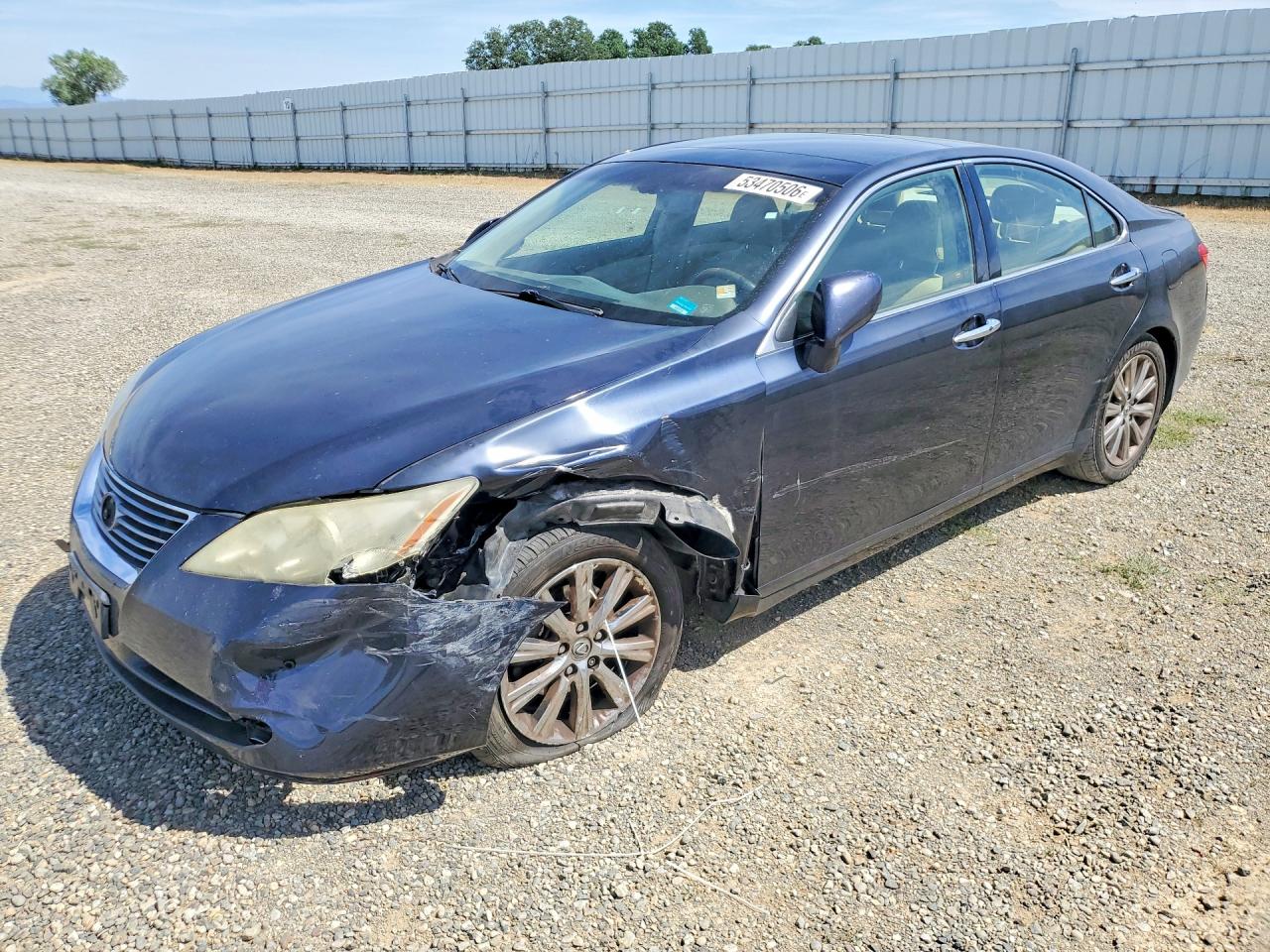 2007 Lexus ES350 VIN JTHBJ46G772123843 photo 1