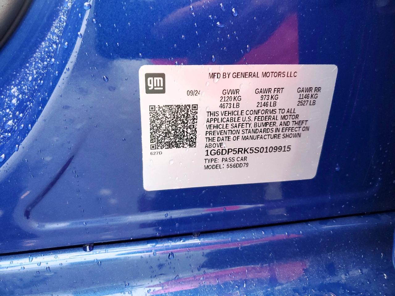 2025 Cadillac Ct5 VIN 1G6DP5RK5S0109915 photo 12