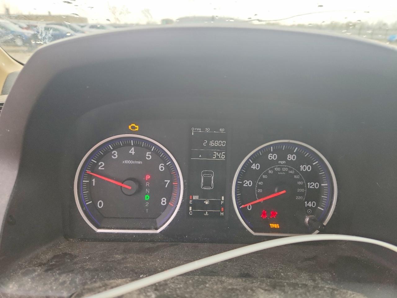 2008 HONDA Crv VIN 5J6RE48598L021448 photo 9