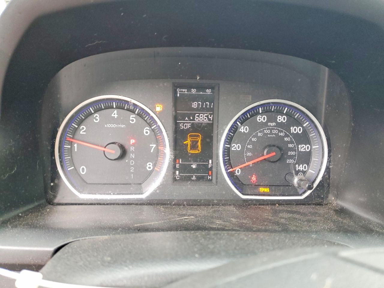 2007 HONDA Crv VIN JHLRE48567C053121 photo 9