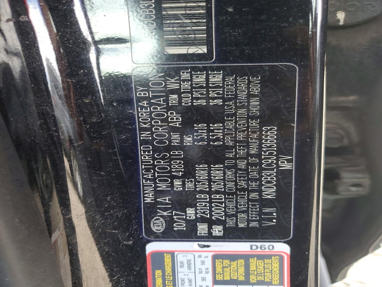 2018 Kia Niro VIN KNDCB3LC9J5136663 photo 12