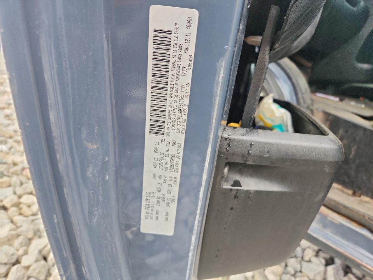 2019 RAM Promaster VIN 3C6TRVDG8KE515109 photo 12