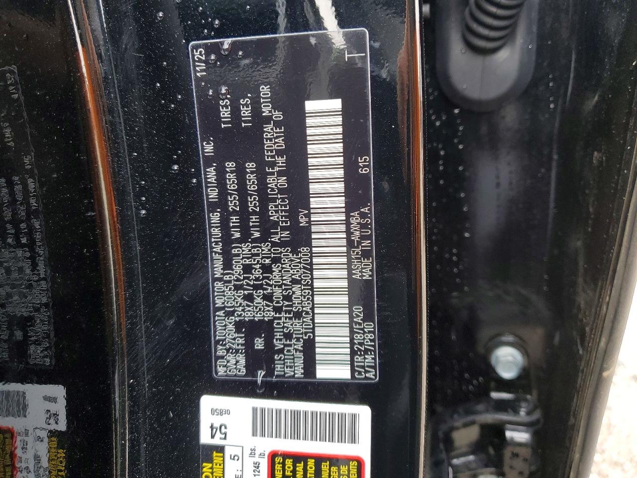 2026 Toyota All other VIN 5TDACAB59TS077008 photo 12