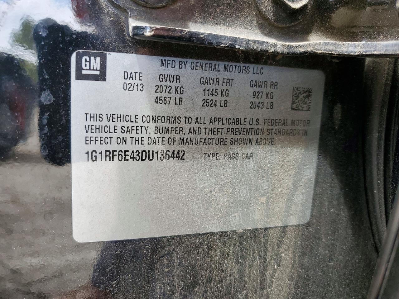 2013 Chev Volt VIN 1G1RF6E43DU136442 photo 12