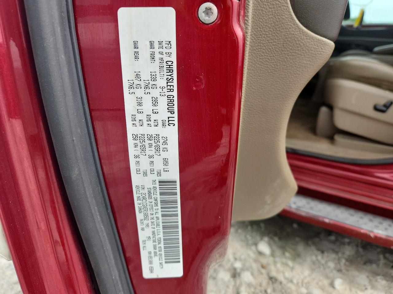 2014 Chrysler Minivan VIN 2C4RC1CGXER168562 photo 12