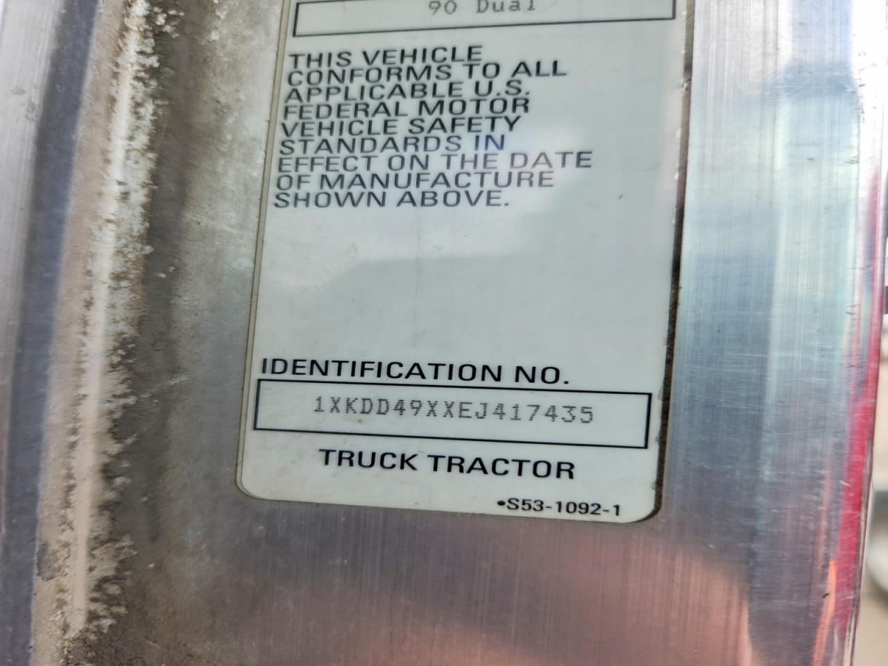 2014 KENWORTH All other VIN 1XKDD49XXEJ417435 photo 10