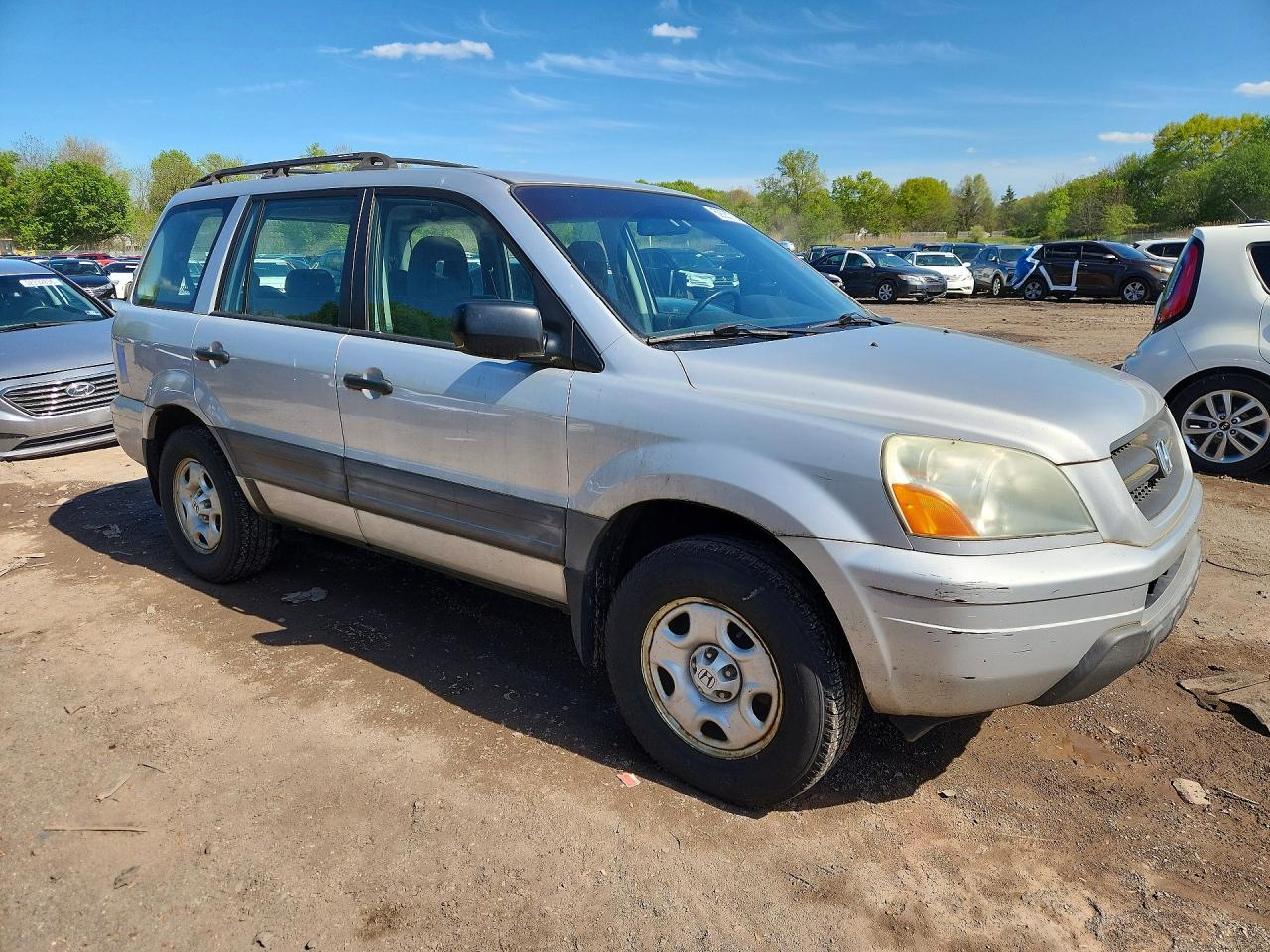 2003 HONDA Pilot VIN 2HKYF18163H610755 photo 4