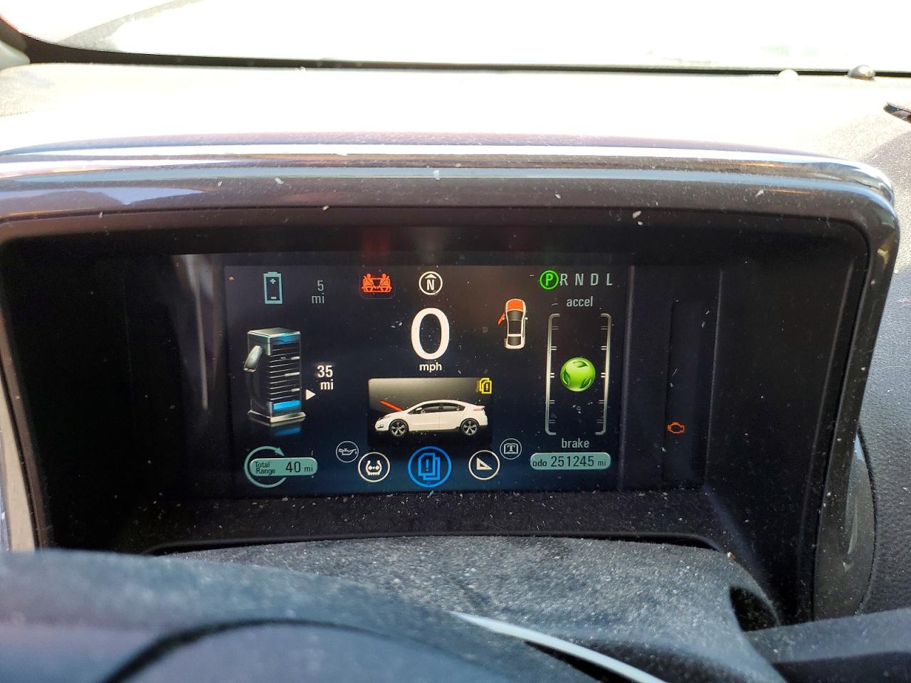 2011 CHEV Volt VIN 1G1RD6E46BU100442 photo 9
