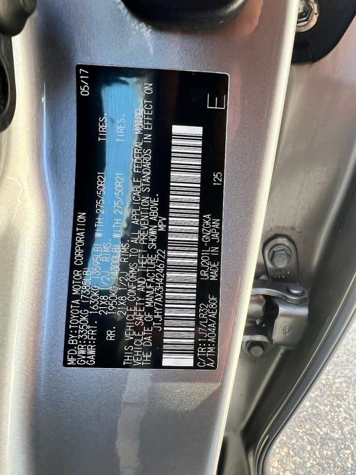 2017 LEXUS Lx570 VIN JTJHY7AX3H4246722 photo 10