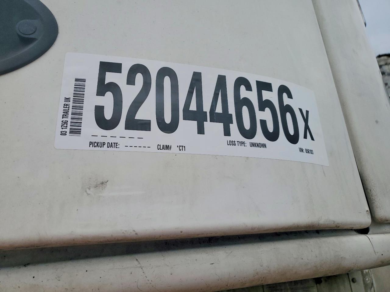 2003 GREAT Trailers VIN 1GRAA06203W056103 photo 8