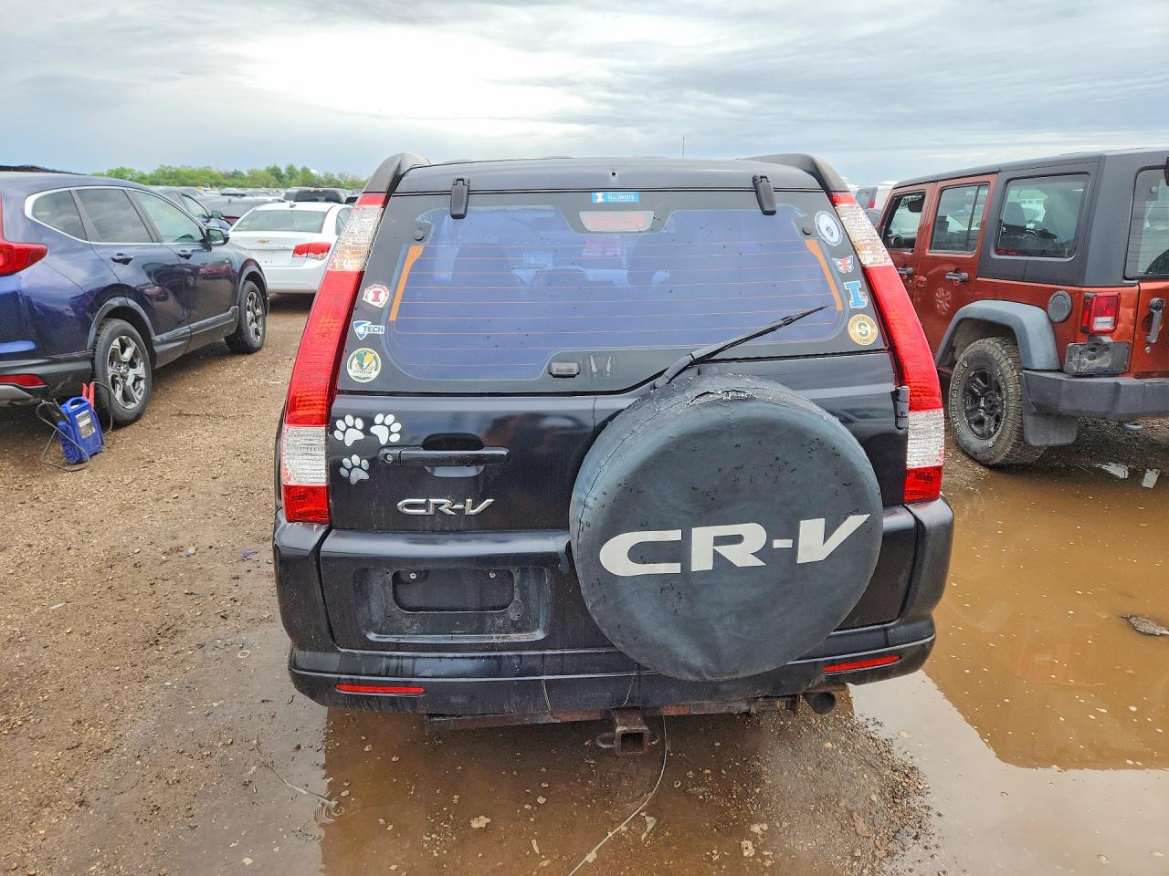 2006 Honda Crv VIN SHSRD68576U406472 photo 6