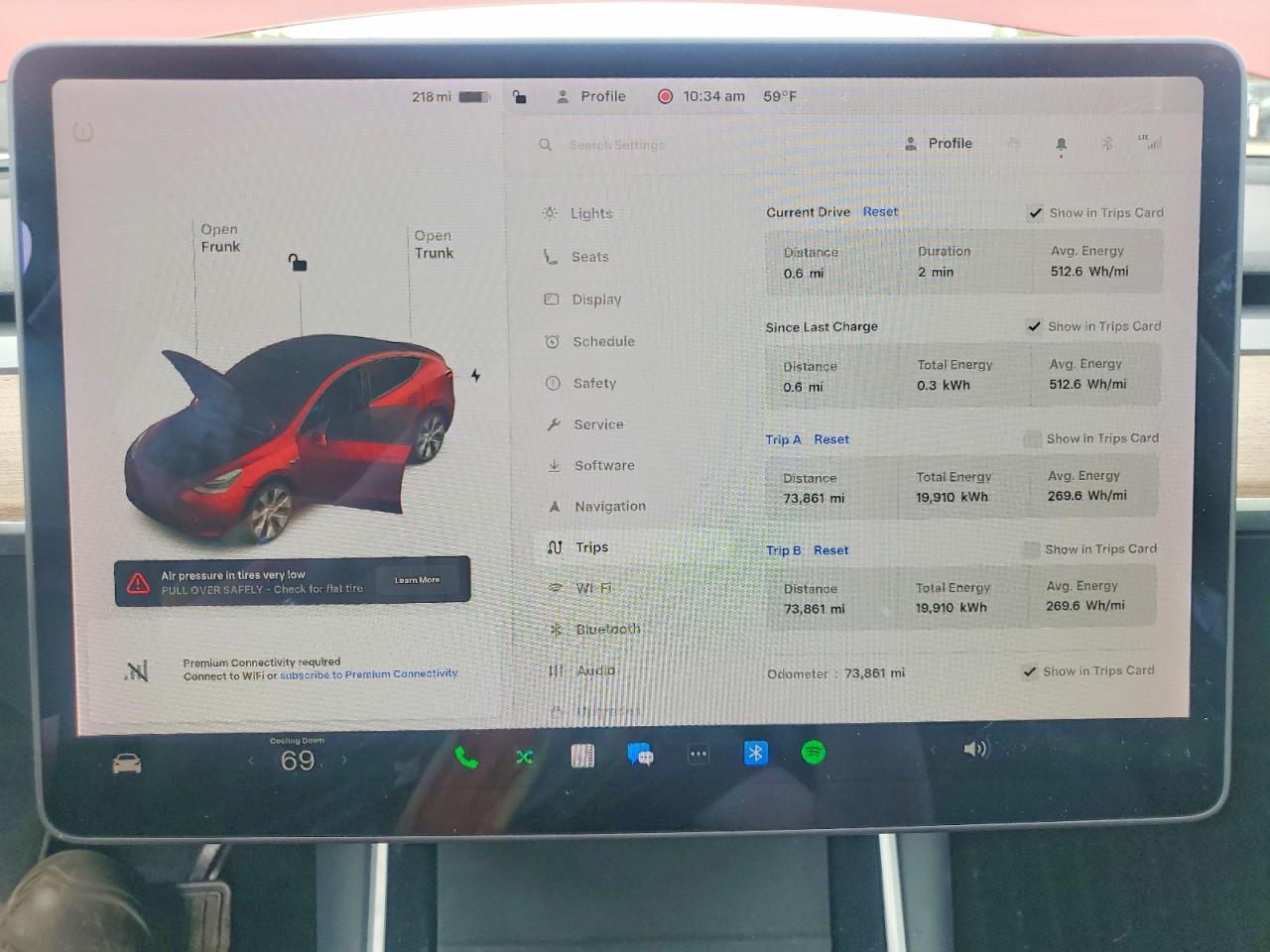 2021 Tesla Model y VIN 5YJYGDEEXMF073278 photo 9