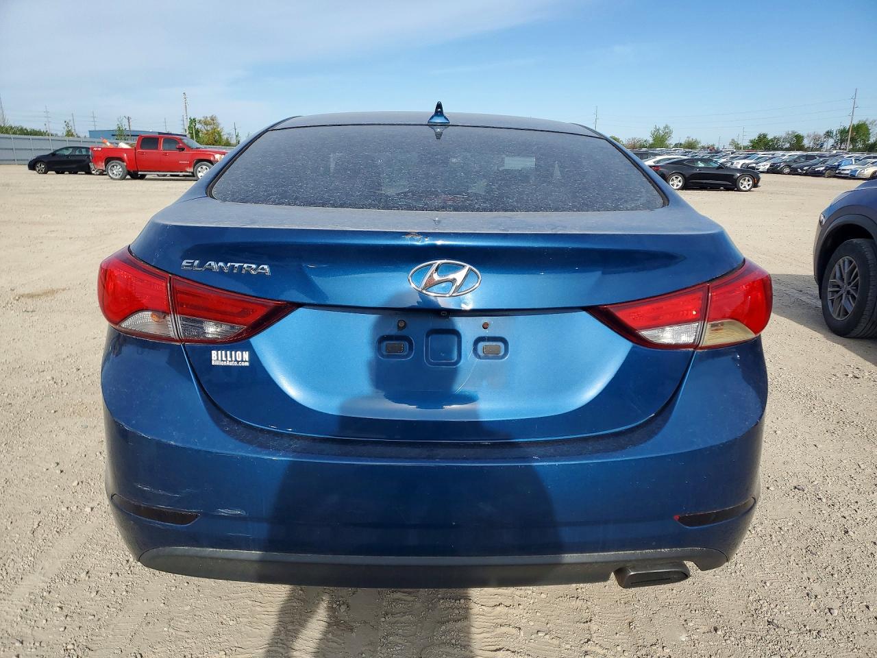 2014 Hyundai Elantra VIN KMHDH4AH6EU120564 photo 6