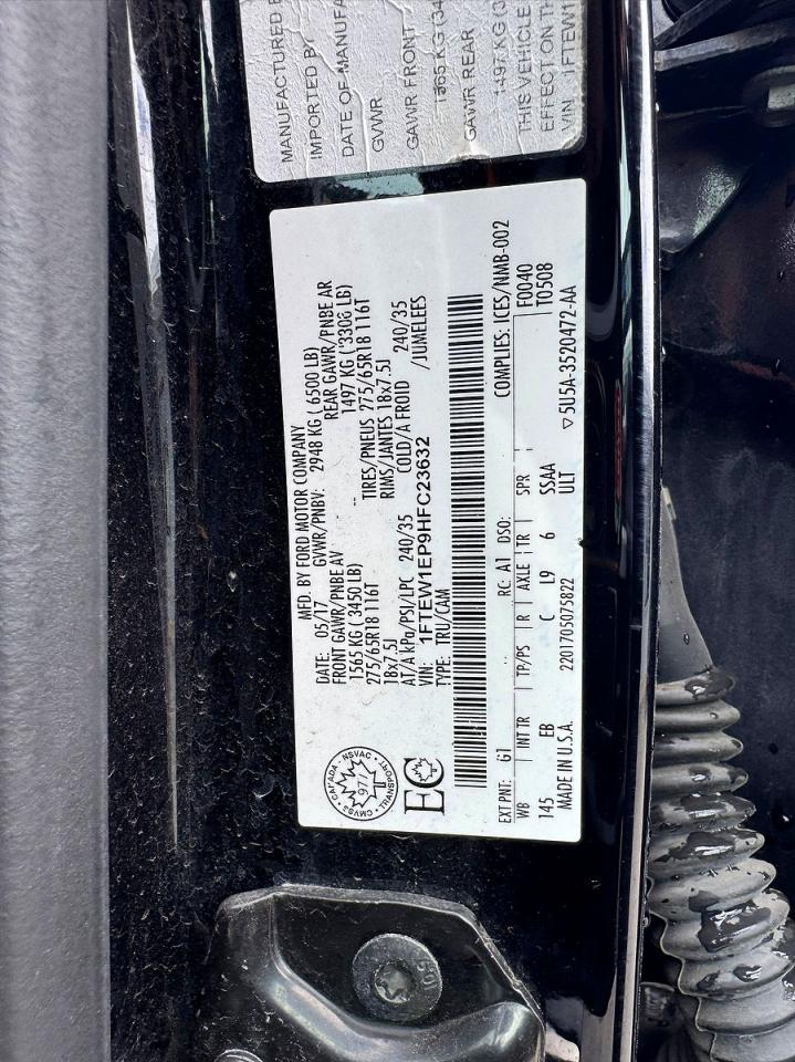 2017 FORD F150 VIN 1FTEW1EP9HFC23632 photo 10