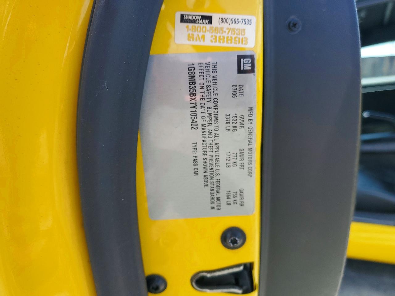 2007 SNOWEX Sky VIN 1G8MB35BX7Y105402 photo 12