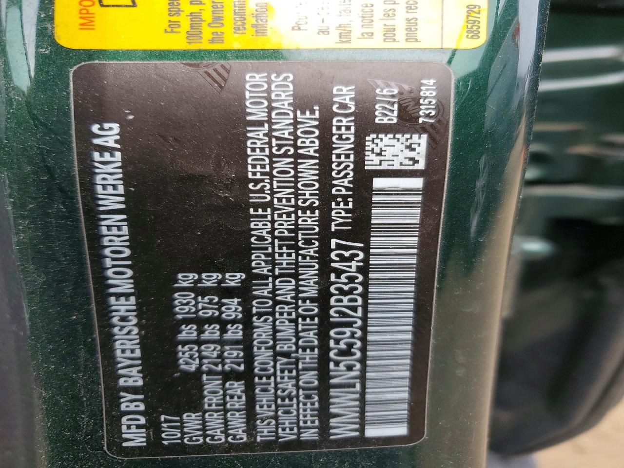 2018 MINI Cooper VIN WMWLN5C59J2B35437 photo 12