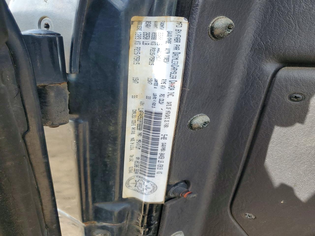 2002 Jeep Wrangler / VIN 1J4FA49S22P768280 photo 12