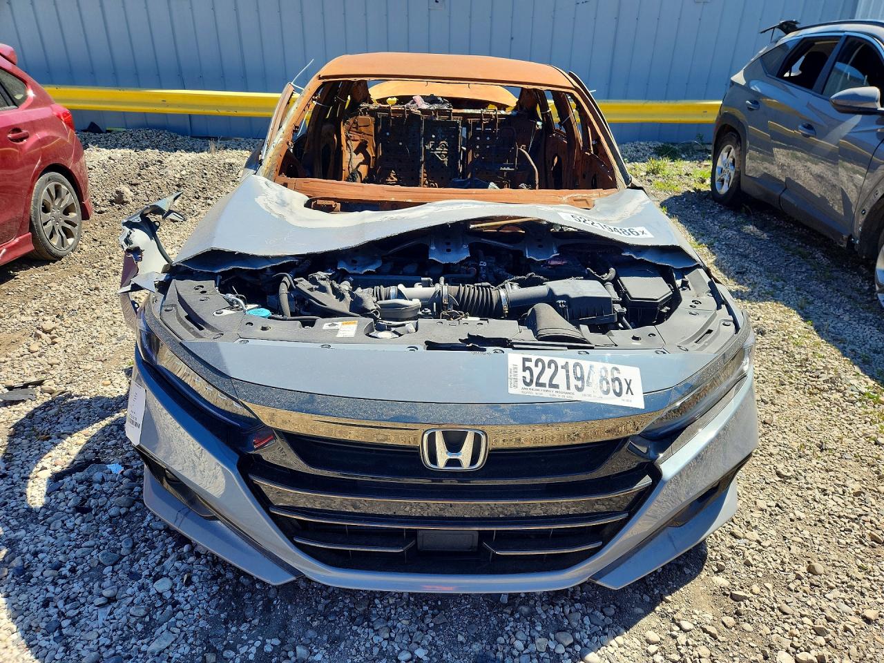 2022 Honda Accord VIN 1HGCV1F38NA030758 photo 5