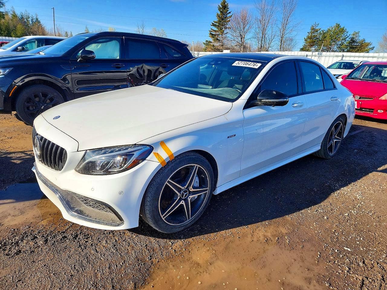 2017 Mercedes-Benz C class VIN 55SWF6EB3HU196453 photo 1