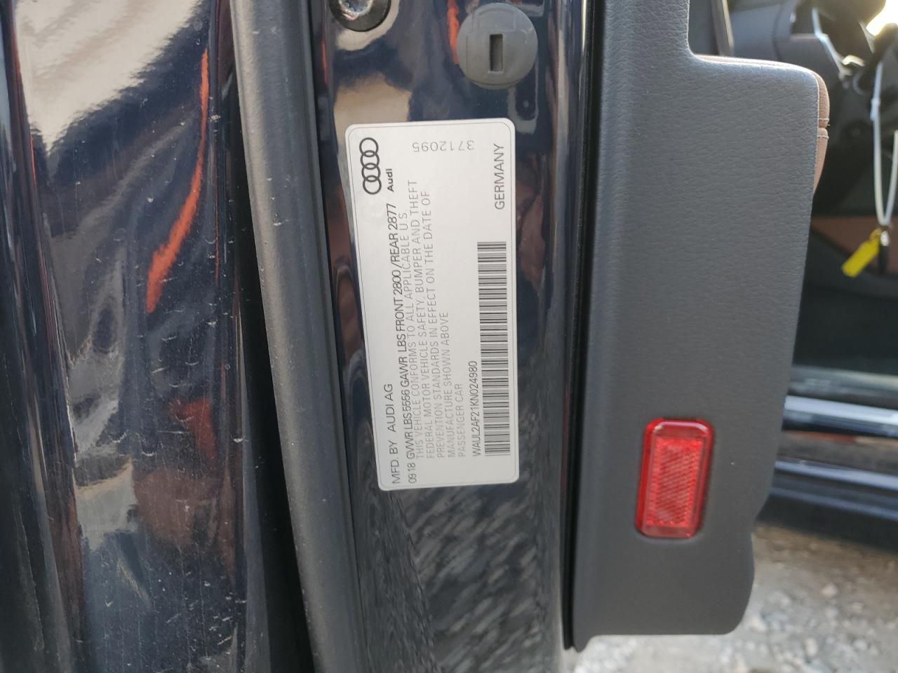 2019 Audi A6 VIN WAUL2AF21KN024980 photo 12