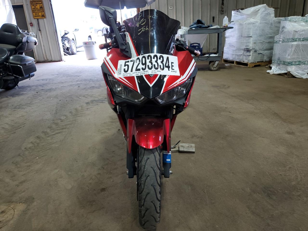 2015 YAMAHA YZFR3 VIN MH3RH06Y5FK007263 photo 2